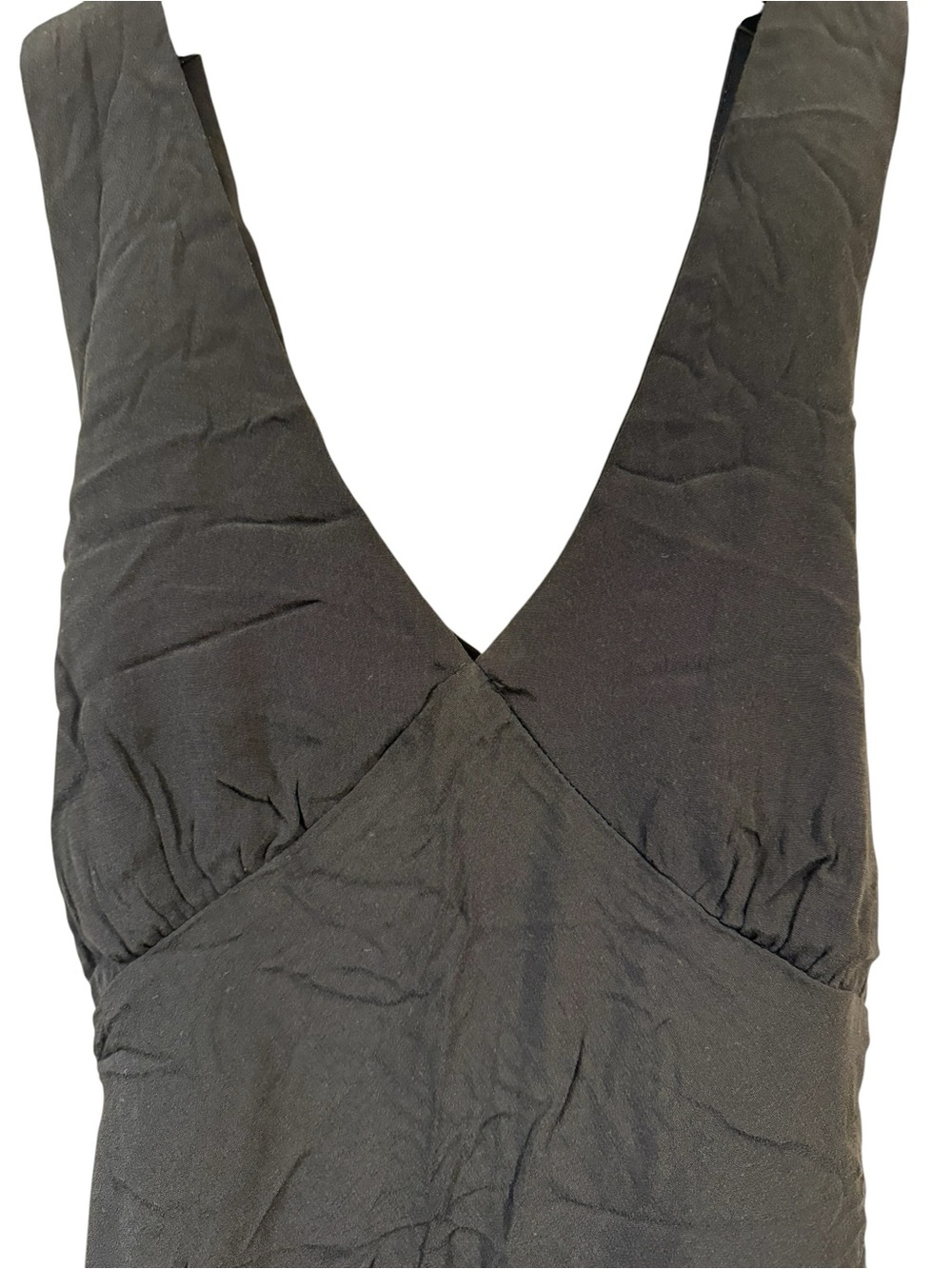 Wild Fable Black V-Neck Dress Size Large - Picture 3 of 7